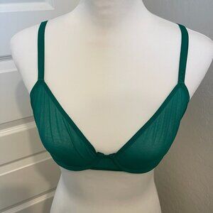 Aerie Underwire Bra in Green, Size 36C - New (423)